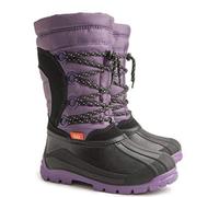 Winterschuhe Mädchen Kinder Demar Schneestiefel Kinderstiefel Wolle Winterstiefel warm gefüttert Snow Boots Schnellschnürung Gr. 29/30 violett