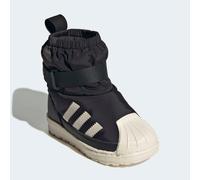 Winterstiefel ADIDAS ORIGINALS "ADIDAS SUPERSTAR 360 FÜR KINDER", Kinder, Gr. 22, schwarz-weiß (core schwarz, wonder weiß, carbon), Synthetik, Textil, Schuhe Winterstiefel, Winterschuhe, Winterboots,