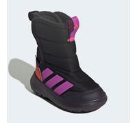 Winterstiefel ADIDAS SPORTSWEAR "WINTERPLAY KIDS", Jungen, Gr. 27, lila (core schwarz, lila burst, impact orange), Textil, Schuhe Winterstiefel (95486037-27) core schwarz, lila burst, impact orange