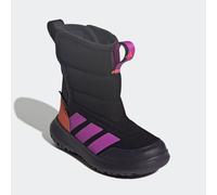 Winterstiefel ADIDAS SPORTSWEAR "WINTERPLAY KIDS", Mädchen, Gr. 32, core schwarz, lila burst, impact orange, Textil, Schuhe Winterstiefel, Winterschuhe, Winterboots, Snowboots, für Kinder & Jugendlich