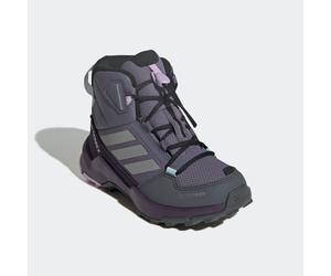 Winterstiefel ADIDAS TERREX "TERREX AX4R MID CLIMAWARM+ KIDS", Kinder, Gr. 40, preloved violet, matte silber, semi flash aqua, Synthetik, Textil, Schuhe Winterstiefel, gefüttert (54973338-40) preloved