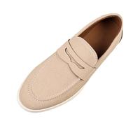 Winterstiefel Barfußschuhe Lässige Slipper für Herren, Bequeme, weiche Sohle, atmungsaktive Slipper aus Wildleder, für Spaziergänge, Reisen und die Arbeit