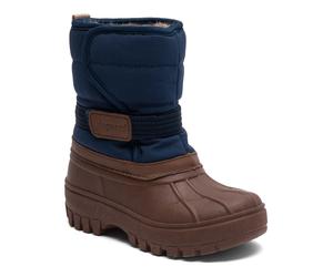 Winterstiefel BISGAARD "pacson", Damen, Gr. 28, navy, Synthetik, Textil, Schuhe Winterstiefel, Klettstiefel mit Lammwolle, Größenschablone zum Download (99188730-28) navy