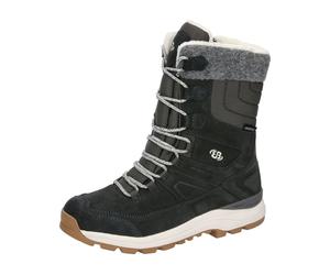 Winterstiefel BRÜTTING "Winterboot Neyla", Damen, Gr. 36, grau, Veloursleder, Schuhe Winterstiefel (56947450-36) grau