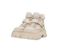 Winterstiefel BUFFALO "Buffalo ASPEN COM MID WARM - VEGAN NUBUCK/FUR", Damen, Gr. 37, cream, Textil, unifarben, Schuhe Winterstiefel (92572863-37) cream
