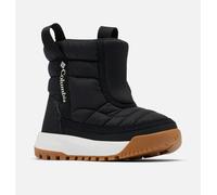 Winterstiefel COLUMBIA "CHILDREN'S SNOWTROT™ MID", Mädchen, Gr. 26, schwarz (schwarz, sea salt), Mesh, Synthetik, Schuhe Winterstiefel, Winterschuhe, Winterboots, Snowboots, wasserdicht, wärmend (7119