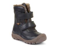 Winterstiefel FRODDO "LINZ WOOL TEX HIGH", Jungen, Gr. 27, blau (dunkelblau), Glattleder, Schuhe Winterstiefel, Klettstiefel, Snowboots mit Wollfutter (96508825-27)