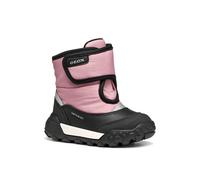 Winterstiefel GEOX "B TREKKYUP GIRL B AB", Damen, Gr. 20, schwarz, rosa, Synthetik, Textil, Schuhe Winterstiefel, Klettstiefel mit Warmfutter, Größenschablone zum Download (46573116-20) schwarz, rosa