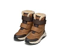 Winterstiefel GEOX "J FLEXYPER PLUS BOY", Damen, Gr. 34, braun, Synthetik, Textil, Schuhe Winterstiefel, Snowboots, Klettstiefel mit Warmfutter, Größenschablone zum Download (63021067-34) braun