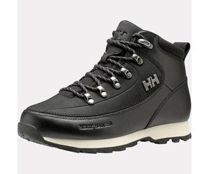 Winterstiefel HELLY HANSEN "W THE FORESTER PREMIUM", Damen, Gr. 38, schwarz, Leder, Schuhe Winterstiefel, wasserdichtes Leder,warm,Winterschuhe (37120218-38) schwarz