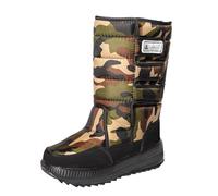 Winterstiefel Herren Gefüttert Und Wasserdicht Schneestiefel Rutschfest Winterschuhe Winter Stiefeletten Camouflage Trekkingschuhe Wanderhalbschuhe Stiefel Winterboots Arbeiten Ski Outdoor Boots