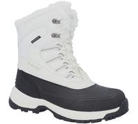 Winterstiefel HI-TEC "Aviemore WP", Damen, Gr. 37, weiß (sanftes weiß, schwarz), Synthetik, mehrfarbig, Schuhe Winterstiefel, Snowboots, Winterboots, Winterschuhe, warm gefüttert (48630950-37) sanftes