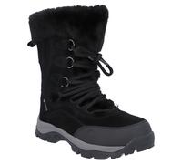 Winterstiefel HI-TEC "Moritz WP 200", Damen, Gr. 36, schwarz, Leder, mehrfarbig, Schuhe Winterstiefel, Snowboots, Winterboots, Winterschuhe, mit 200g Thinsulate Isolierung (83351862-36) schwarz