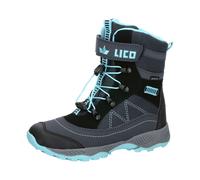 Winterstiefel Jungen Klettverschluss wasserdicht blau LICO Sundsvall VS - Blau / 28