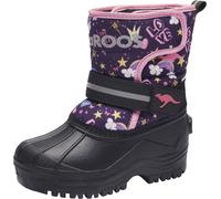 Winterstiefel KANGAROOS "K-Shell II", Damen, Gr. 29, blau (navy, schwarz, princes), Synthetik, Textil, Schuhe Winterstiefel, Snowboots, Winterboots, Winterschuhe, mit Klettverschluss (55684560-29) nav