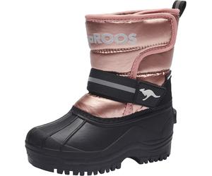 Winterstiefel KANGAROOS "K-Shell II Metallic", Damen, Gr. 29, rosa (rosa, metalli), Synthetik, Textil, Schuhe Winterstiefel, Snowboots, Winterboots, Winterschuhe, gefüttert und reflektierend (48142600