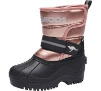 Winterstiefel KANGAROOS "K-Shell II Metallic", Damen, Gr. 33, rosa (rosa, metalli), Synthetik, Textil, Schuhe Winterstiefel, Snowboots, Winterboots, Winterschuhe, gefüttert und reflektierend (48142600