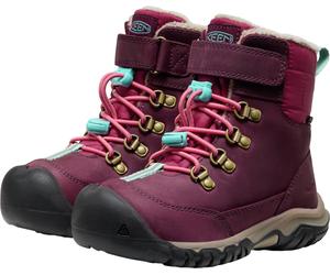 Winterstiefel KEEN "KANIBOU WP", Damen, Gr. 30, Synthetik, lila (fig, pink lemonade), Leder, Polyester, Schuhe Winterstiefel, Winterschuhe, Winterboots, Snowboots, wasserdicht (65221968-30) fig, pink