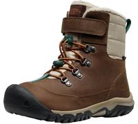 Winterstiefel KEEN "KANIBOU WP", Damen, Gr. 39, braun (schwarz earth, roasted pecan), Leder, Textil, Schuhe Winterstiefel, Winterschuhe, Winterboots, Snowboots, wasserdicht (10709556-39) schwarz earth