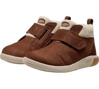 Winterstiefel KEEN "KNX MIDDIE", Damen, Gr. 29, braun (bison, safari), Leder, Synthetik, Schuhe Winterstiefel, barfuß inspiriert,flexible flache Sohle (72012602-29) bison, safari