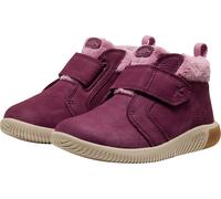 Winterstiefel KEEN "KNX MIDDIE", Damen, Gr. 30, lila (fig, lilas), Leder, Textil, Schuhe Winterstiefel, barfuß inspiriert,flexible flache Sohle (64720514-30) fig, lilas