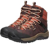 Winterstiefel KEEN "REVEL IV MID POLAR", Damen, Gr. 40,5, rot (andorra, safari), Leder, Schuhe Winterstiefel, Snowboots, Winterboots, Winterschuhe, wasserdicht (56781053-40,5) andorra, safari