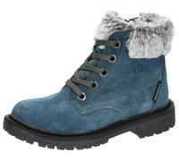 Winterstiefel LICO "Trendstiefel Asha", Mädchen, Gr. 33, blau, Veloursleder, Schuhe Winterstiefel (26061745-33) blau