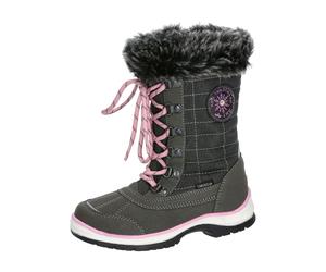 Winterstiefel LICO "Winterboot Lillesand", Mädchen, Gr. 33, grau, Synthetik, Schuhe Winterstiefel (17010743-33) grau