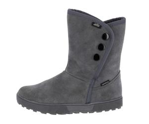 Winterstiefel LICO "Winterstiefel Amalia", Mädchen, Gr. 36, grau, Veloursleder, Schuhe Winterstiefel (21830630-36) grau