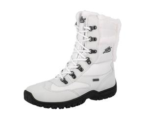 Winterstiefel LICO "Winterstiefel Damen Saskia", Damen, Gr. 41, weiß, Synthetik, Schuhe Winterstiefel (92373306-41) weiß