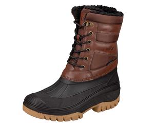 Winterstiefel LICO "Winterstiefel Fenna", Herren, Gr. 44, braun, Synthetik, Schuhe Winterstiefel (85357438-44) braun