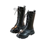 Winterstiefel Mädchen, Gummistiefel Kinder Große Größen Schneeboots Boots Übergangsschuhe Winterschuhe Warme Gummi Übergröße Winter Snowboots Kinderschuhe Winterboots Wasserfeste Schuhe 1#schwarz 36