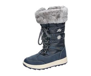 Winterstiefel Mädchen Reißverschluss wasserdicht blau LICO Nellie - Blau / 31
