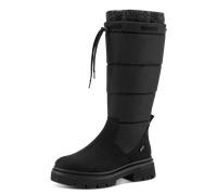 Winterstiefel MARCO TOZZI, Damen, Gr. 39, Normalschaft, schwarz, Lederimitat, Textil, unifarben, Basic, Schuhe Winterstiefel, Schneestiefel, Outdoorstiefel, mit Ziersteppungen am Schaft (11211954-39)