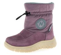 Winterstiefel NATURINO "VARNA 2 WP", Damen, Gr. 28, lila (pflaume), Nylon, Veloursleder, Schuhe Winterstiefel, Snowboots, Winterschuh mit Wollfutter, Größenschablone zum Download (55437457-28) pflaume