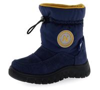 Winterstiefel NATURINO "VARNA 2 WP", Damen, Gr. 31, blau (dunkelblau), Nylon, Veloursleder, Schuhe Winterstiefel, Snowboots, Winterschuh mit Wollfutter, Größenschablone zum Download (27275540-31) dunk