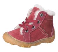 Winterstiefel PEPINO BY RICOSTA "Elia WMS: weit", Jungen, Gr. 23, rot, Leder, Schuhe Winterstiefel, Lauflernschuh mit Warmfutter, Größenschablone zum Download (14905063-23)