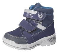 Winterstiefel PEPINO BY RICOSTA "Flo WMS: mittel", Damen, Gr. 23, blau (navy), Lederimitat, Textil, Schuhe Winterstiefel, Klettschuh mit Warmfutter, Größenschablone zum Download (26863129-23) navy