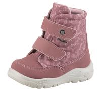 Winterstiefel PEPINO BY RICOSTA "Madlen WMS: mittel", Damen, Gr. 25, weiß (rosa, weiß), Lederimitat, Textil, Schuhe Winterstiefel, Klettstiefel mit Sympatex, Lauflernschuh, Größenschablone zum Downloa