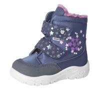 Winterstiefel PEPINO BY RICOSTA "Milena WMS: mittel", Damen, Gr. 23, blau (navy, rosa), Lederimitat, Nylon, Textil, Schuhe Winterstiefel, Babyschuh mit Warmfutter und Sympatex, Größenschablone zum Dow