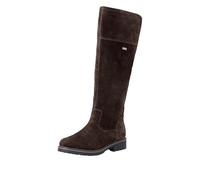 Winterstiefel REMONTE, Damen, Gr. 44, Varioschaft, braun, Leder, Basic, Schuhe Winterstiefel, Langschaftstiefel mit TEX-Membrane, mit zwei Reißverschlüssen (47505524-44) braun