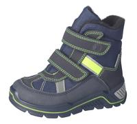 Winterstiefel RICOSTA "Gabris WMS: normal", Damen, Gr. 32, gelb (navy, gelb), Lederimitat, Textil, Schuhe Winterstiefel, Snowboots mit Sympatex, Größenschablone zum Download (34934335-32) navy, gelb