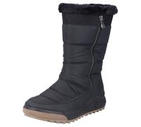 Winterstiefel RIEKER, Damen, Gr. 39, schwarz, Nubuklederimitat, Textil, unifarben, Schuhe Winterstiefel, Winterboots, Snowboots mit wasserabweisender riekerTEX-Membran, Topseller (78088545-39) schwarz