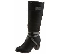 Rieker Damen Schaftstiefel in Schwarz, Größe 40