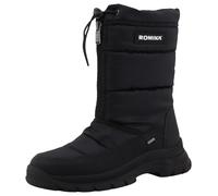 Winterstiefel ROMIKA, Damen, Gr. 36, schwarz, Lederimitat, Textil, unifarben, Schuhe Winterstiefel, Keilabsatz, Schlupfstiefel mit wasserabweisender ROMITEX-Membran (50589655-36) schwarz