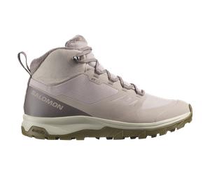 Winterstiefel SALOMON "OUTSNAP CSWP W", Damen, Gr. 42,5, etherea, iron, coyote braun, Synthetik, Textil, Schuhe Winterstiefel, Winterschuhe, Winterboots, Snowboots, wasserdicht (28751761-42,5) etherea