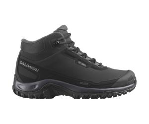 Winterstiefel SALOMON "SHELTER WP W", Damen, Gr. 43, schwarz (schwarz, nine iron, excalibur), Synthetik, Textil, Schuhe Winterstiefel, Winterschuhe, Winterboots, Snowboots, wasserdicht (90682819-43) s