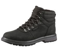 Winterstiefel SKECHERS "CORADO-MEMPHIS", Herren, Gr. 44, schwarz, Lederimitat, Schuhe Winterstiefel, Schnürstiefel mit Warmfutter (58126254-44) schwarz