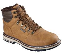 Winterstiefel SKECHERS "CORADO-MEMPHIS", Herren, Gr. 45, braun (hellbraun), Lederimitat, Schuhe Winterstiefel, Schnürstiefel mit Warmfutter (66563749-45) hellbraun