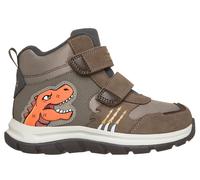 Winterstiefel SKECHERS "DYNAMIC TRAIL", Damen, Gr. 28, Warmfutter, braun (taupe), Leder, Schuhe Winterstiefel, mit Klettverschlüssen, waterproof, Größenschablone zum Download (40103731-28) taupe